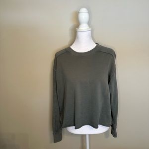 Aerie Green Crewneck